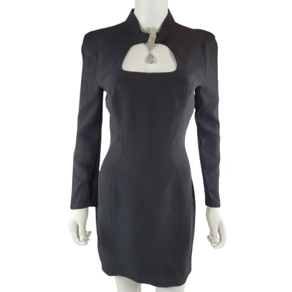 Thierry Mugler Black  Fitted Dress - Picture 1 of 8